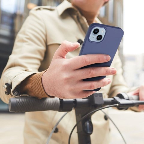 Etui MATT do iPhone XR niebieski
