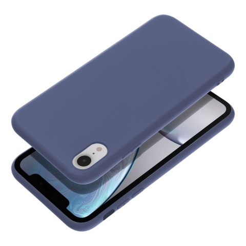 Etui MATT do iPhone XR niebieski