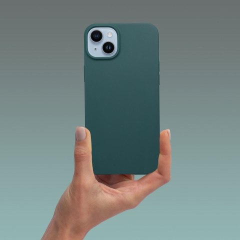 Etui MATT do iPhone X / XS ciemnozielony