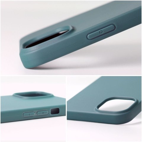 Etui MATT do iPhone X / XS ciemnozielony