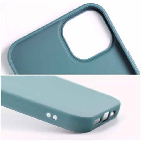 Etui MATT do iPhone X / XS ciemnozielony
