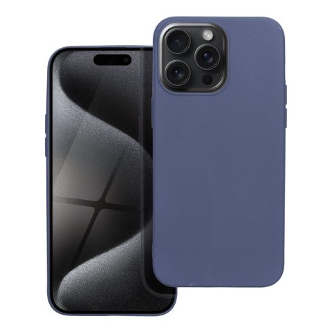 Etui MATT do iPhone 15 Pro Max niebieski