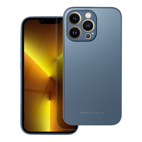 ROAR Etui MATTE GLASS do iPhone 11 Pro niebieski
