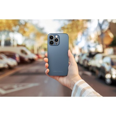 ROAR Etui MATTE GLASS do iPhone 14 niebieski