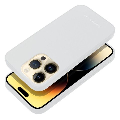 ROAR Etui MATTE GLASS do iPhone 14 stalowy