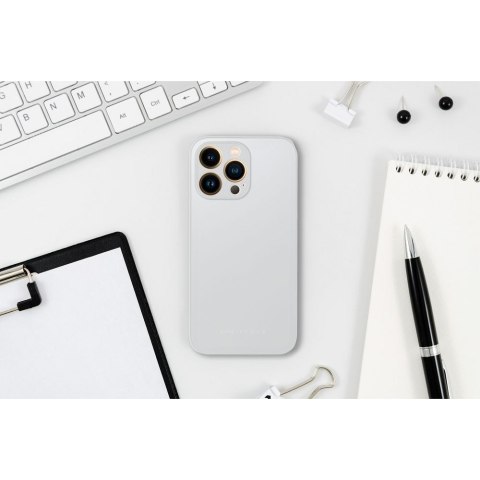 ROAR Etui MATTE GLASS do iPhone XR stalowy