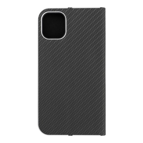 Etui LUNA Book Carbon do iPhone 11 czarny