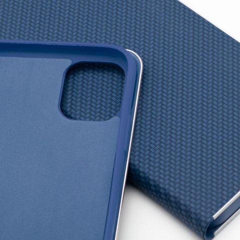 Etui LUNA Book Carbon do iPhone 11 niebieski