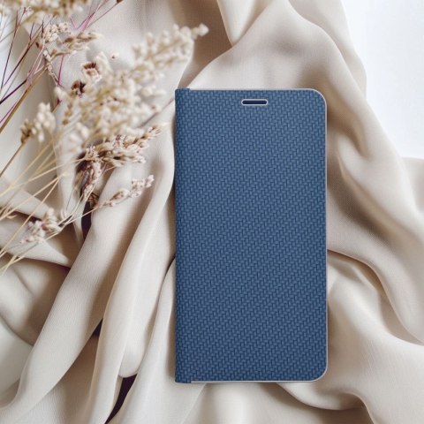 Etui LUNA Book Carbon do iPhone 11 niebieski