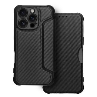 Etui RAZOR Book do iPhone 16 Pro czarny
