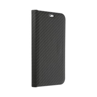 Etui LUNA Book Carbon do iPhone 15 Pro czarny