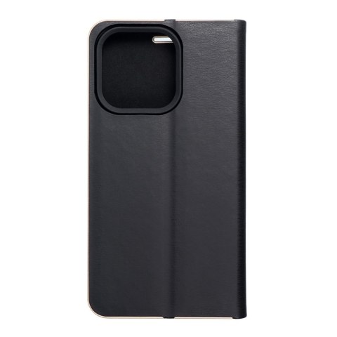 Etui LUNA Book Gold do iPhone 14 Pro czarny