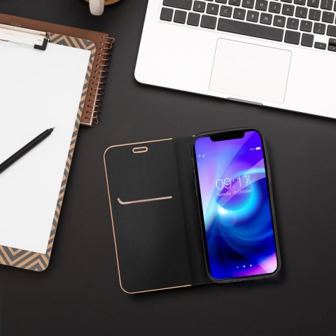 Etui LUNA Book Gold do iPhone 14 Pro czarny
