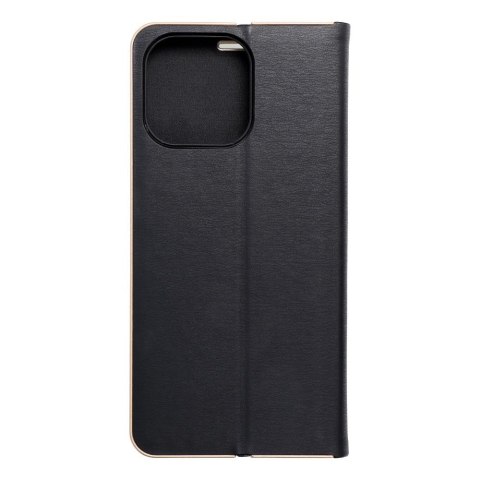 Etui LUNA Book Gold do iPhone 15 Pro Max czarny