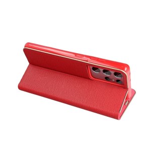Etui LUNA Book Gold do iPhone 16 Pro czerwony
