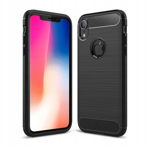 Etui CARBON do iPhone XR czarny
