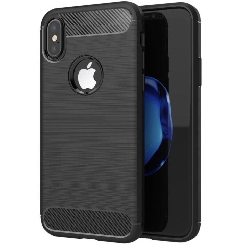 Etui CARBON do iPhone X czarny
