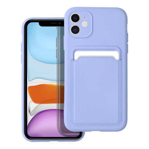 Etui CARD CASE do iPhone 11 fioletowy