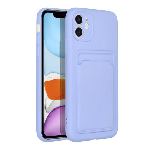 Etui CARD CASE do iPhone 11 fioletowy