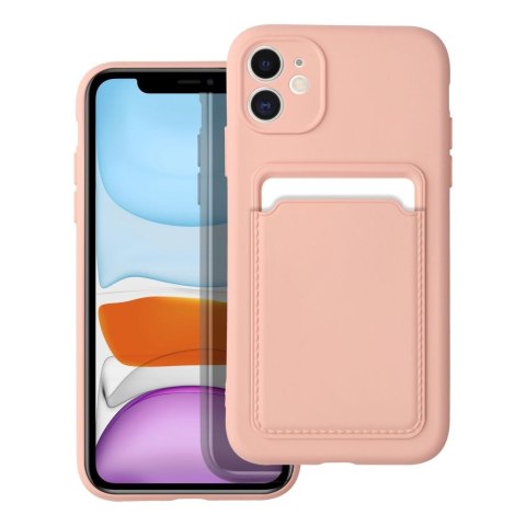 Etui CARD CASE do iPhone 11 różowy