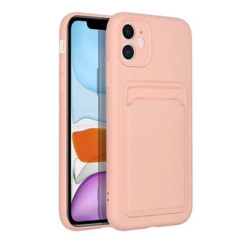 Etui CARD CASE do iPhone 11 różowy