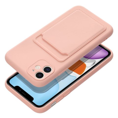 Etui CARD CASE do iPhone 11 różowy
