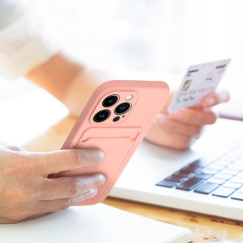 Etui CARD CASE do iPhone 11 różowy