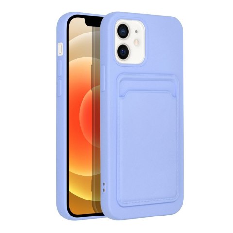 Futerał CARD CASE do IPHONE 12 fioletowy