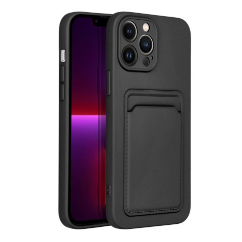 Etui CARD CASE do iPhone 13 Pro Max czarny