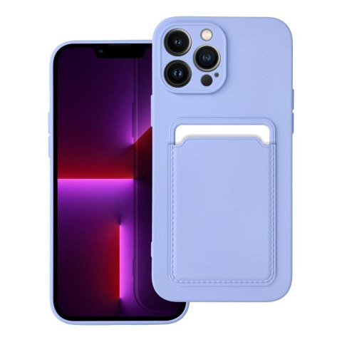 Etui CARD CASE do iPhone 13 Pro Max fioletowy