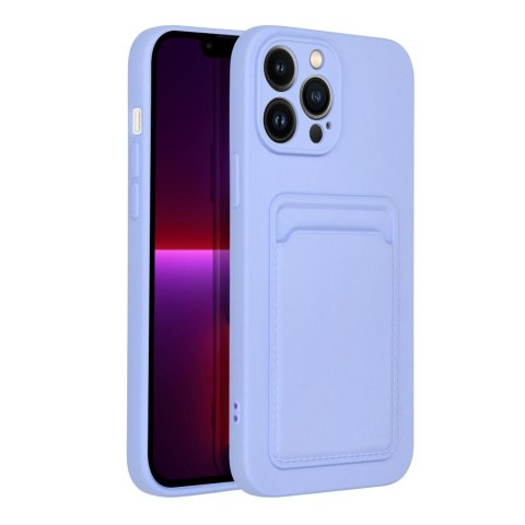 Etui CARD CASE do iPhone 13 Pro Max fioletowy