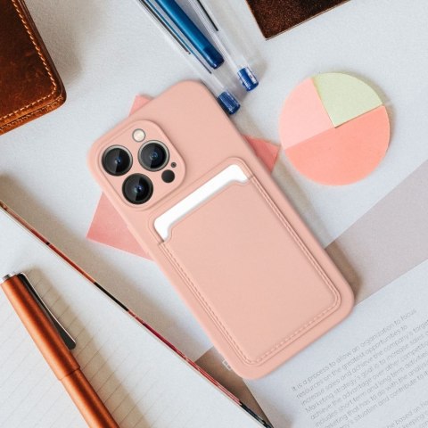 Etui CARD CASE do iPhone 13 Pro Max różowy