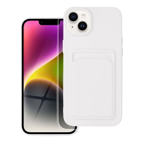 Etui CARD CASE do iPhone 14 Plus biały
