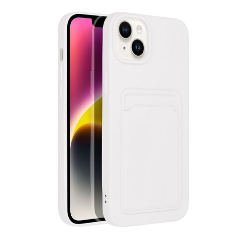 Etui CARD CASE do iPhone 14 Plus biały