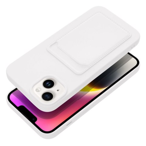 Etui CARD CASE do iPhone 14 Plus biały