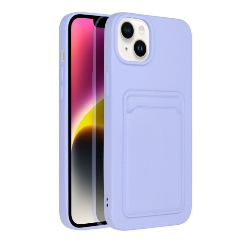 Etui CARD CASE do iPhone 14 Plus fioletowy