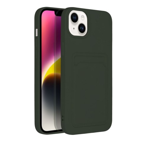 Etui CARD CASE do iPhone 14 Plus zielony