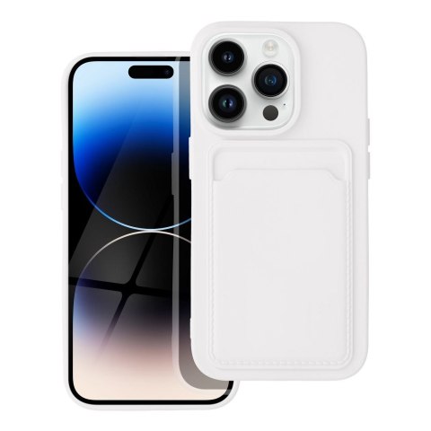 Etui CARD CASE do iPhone 14 Pro biały