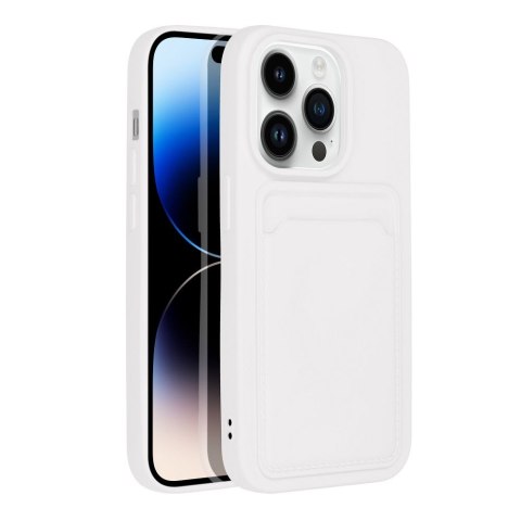 Etui CARD CASE do iPhone 14 Pro biały