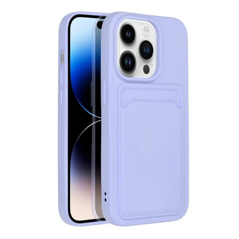 Etui CARD CASE do iPhone 14 Pro fioletowy