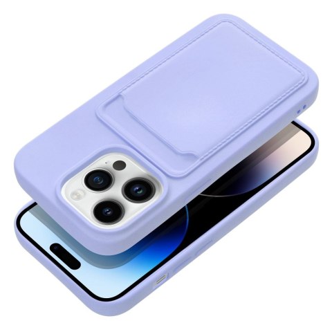Etui CARD CASE do iPhone 14 Pro fioletowy