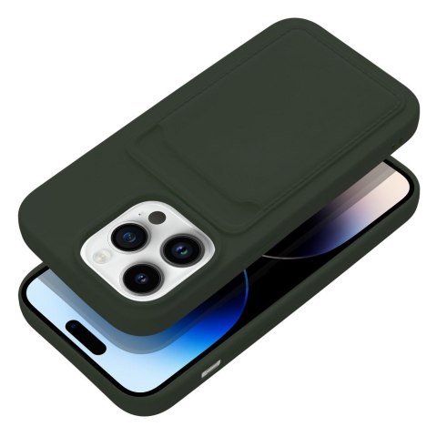 Etui CARD CASE do iPhone 14 Pro zielony