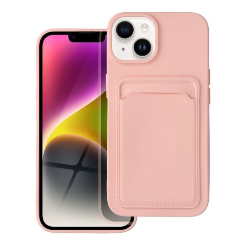 Etui CARD CASE do iPhone 14 różowy