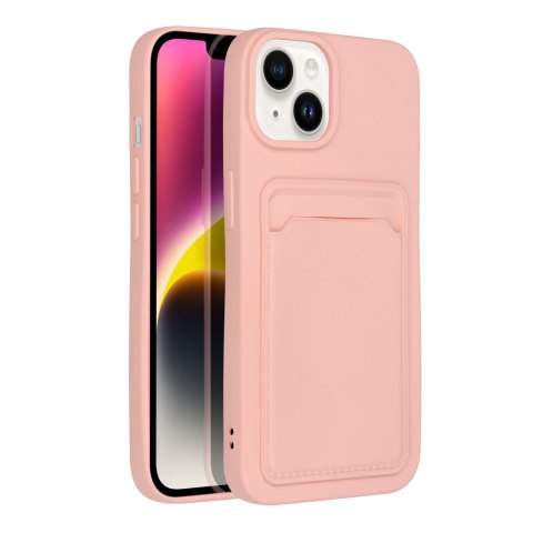 Etui CARD CASE do iPhone 14 różowy