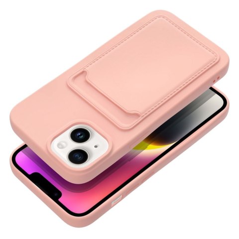 Etui CARD CASE do iPhone 14 różowy