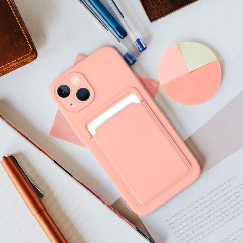 Etui CARD CASE do iPhone 14 różowy