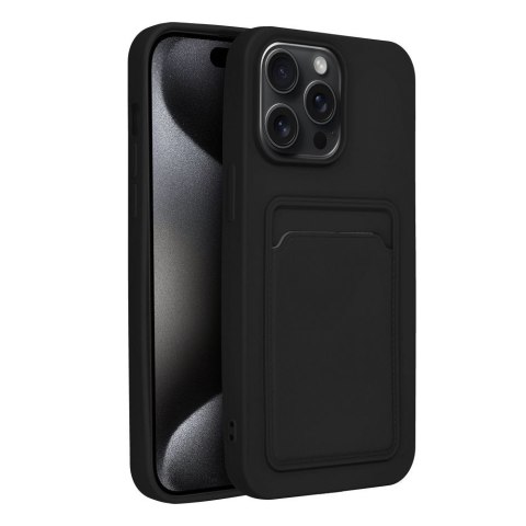 Etui CARD CASE do iPhone 15 Pro Max czarny