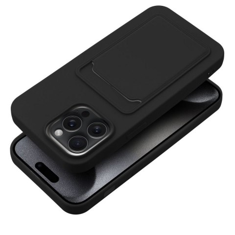 Etui CARD CASE do iPhone 15 Pro Max czarny