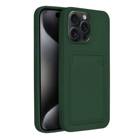 Etui CARD CASE do iPhone 15 Pro Max zielony