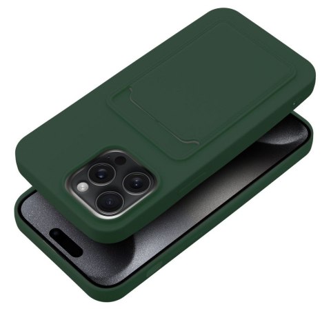Etui CARD CASE do iPhone 15 Pro Max zielony